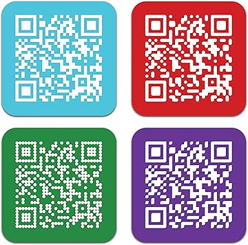 Custom QR Code Stickers - Personalized QR Code Labels - Made in The USA (Mini - 1)