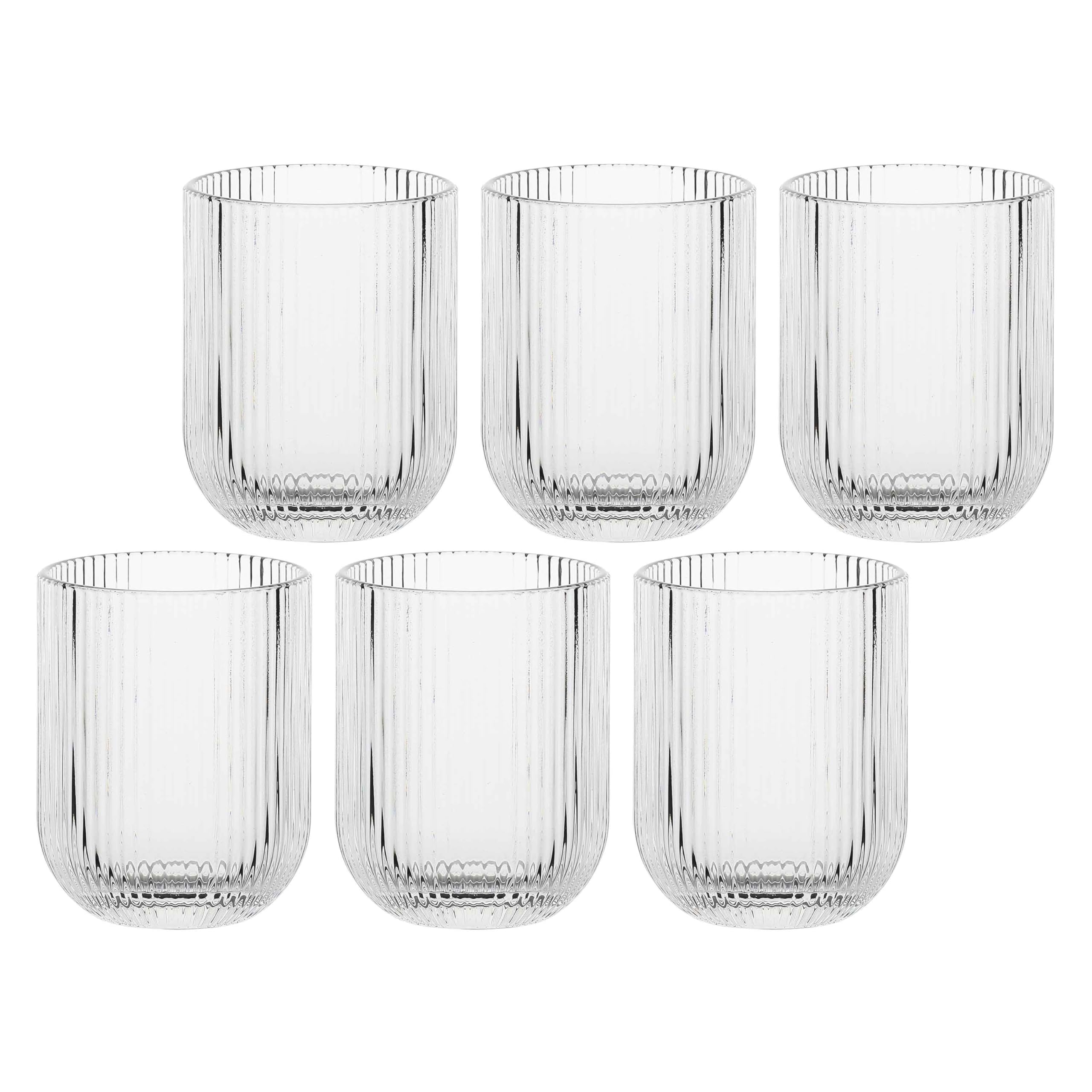 Bicchiere Twisty Blu Rose & Tulipani Milano - Vetro 260ml Per Uso Quotidiano - Foto 3