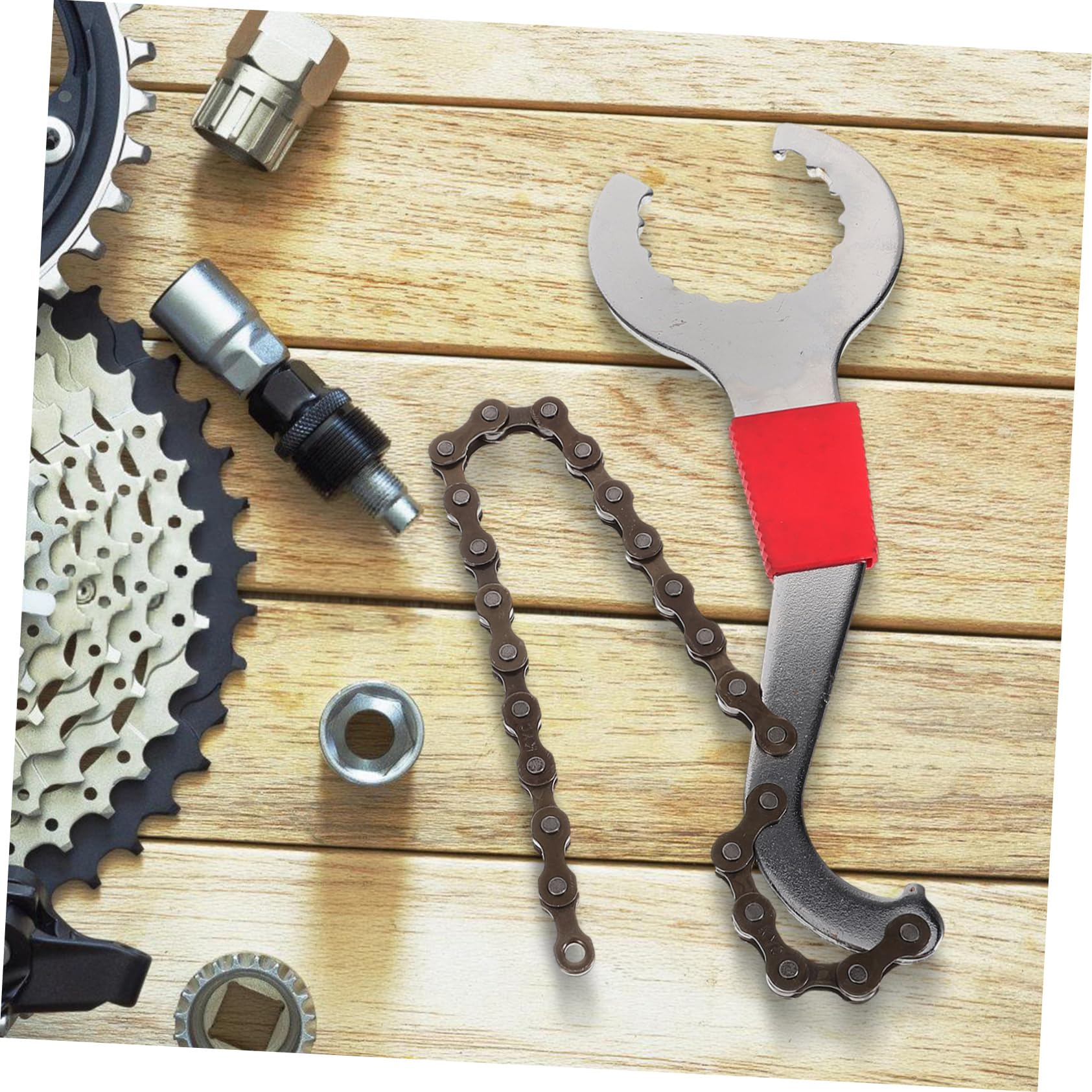 ibasenice 1 Set Strumento Chiavia Dell'albero Centrale Remover del Braccio Inglese Dispositivo di Estrattore per Pedivelle per Biciclette Attrezzo Acciaio Inossidabile