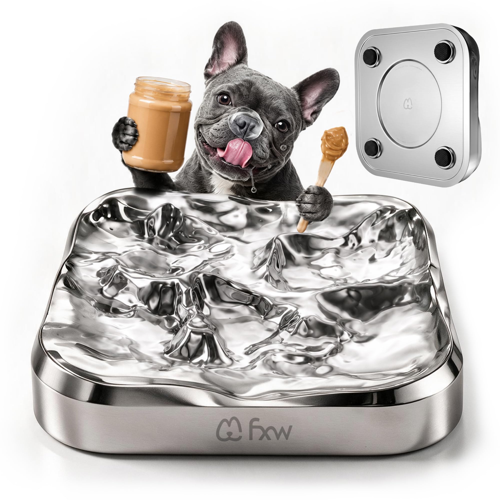 Amazon.com: FXW IntoFlow Stainless Steel Dog Lick Mat, Patent