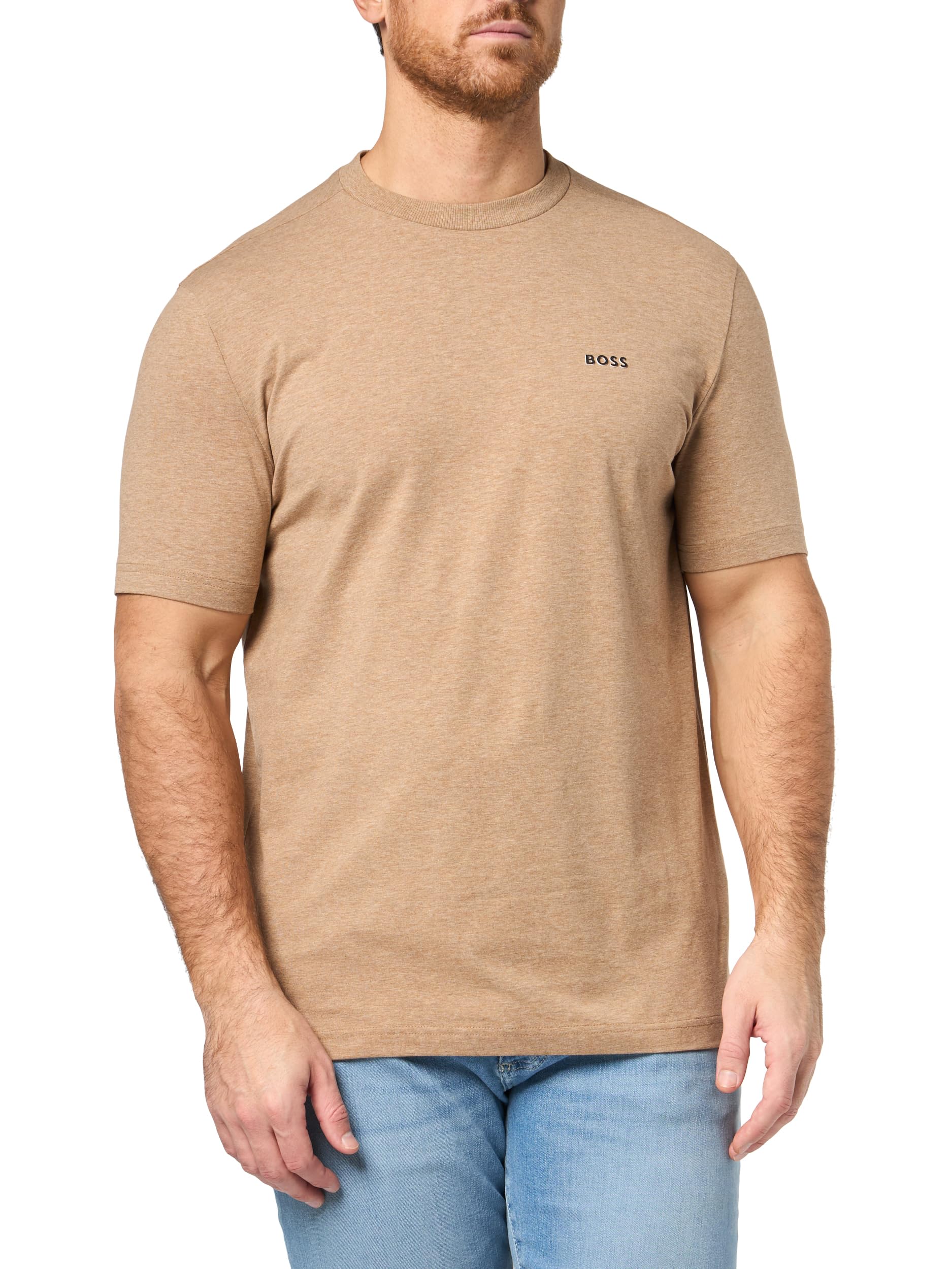 

                                                    BOSS, Contrast Logo Cotton Stretch T-Shirt, Turtle