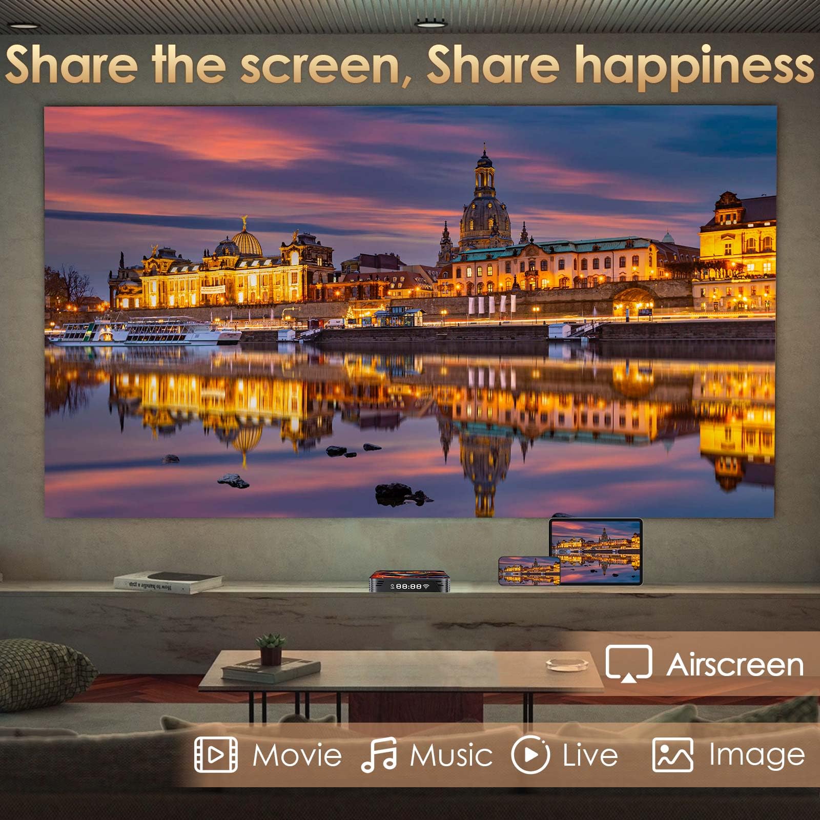 TV Box Sohiset Android 14.0 – 4GB RAM 32GB ROM, RK3528, 8K, WiFi Dual 2.4/5GHz, BT 5.0, USB3.0