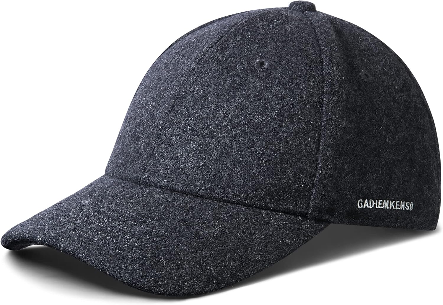 GADIEMKENSD Winter Baseball Caps Structured Wool Blend Hat