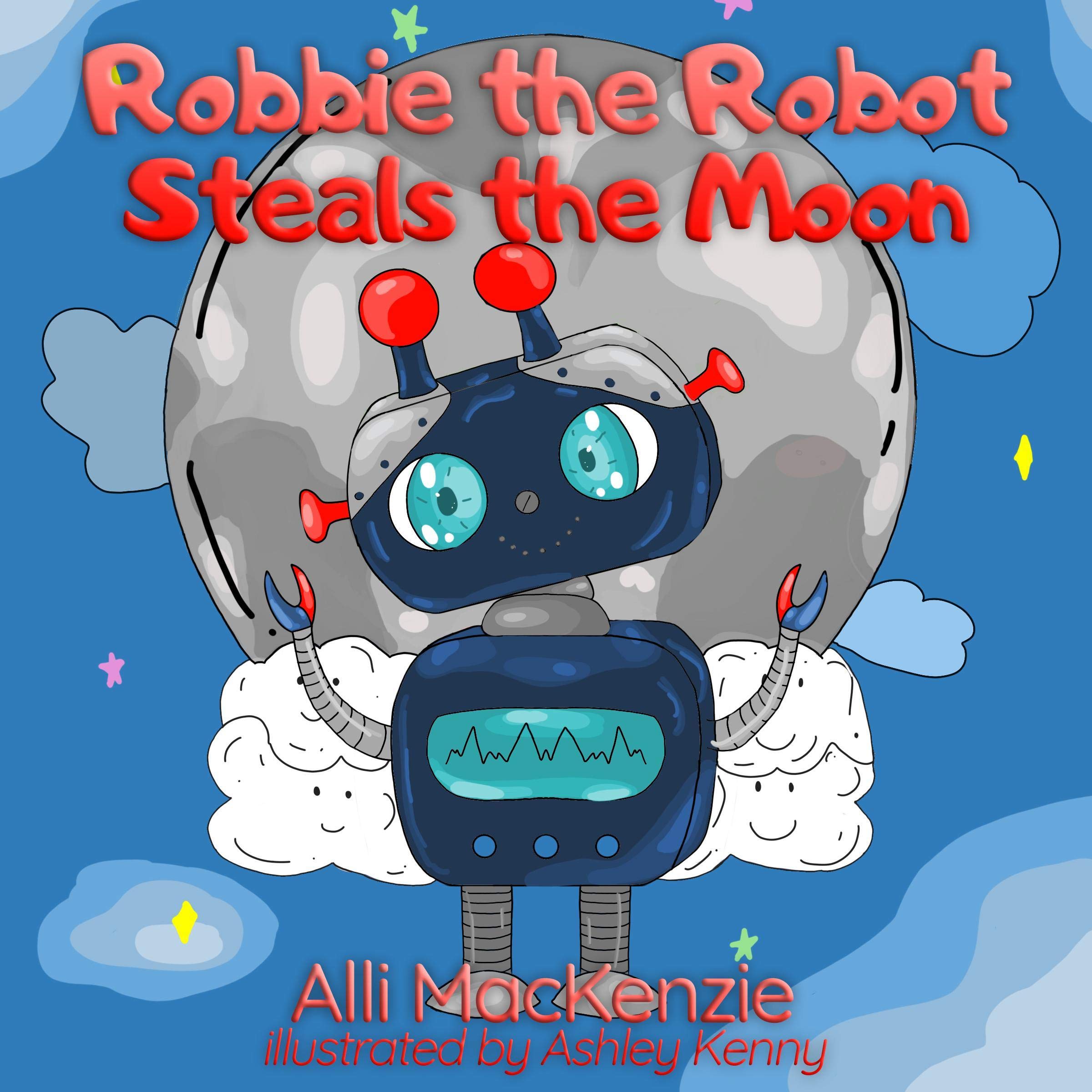 Cover art for Robbie the Robot Steals the Moon