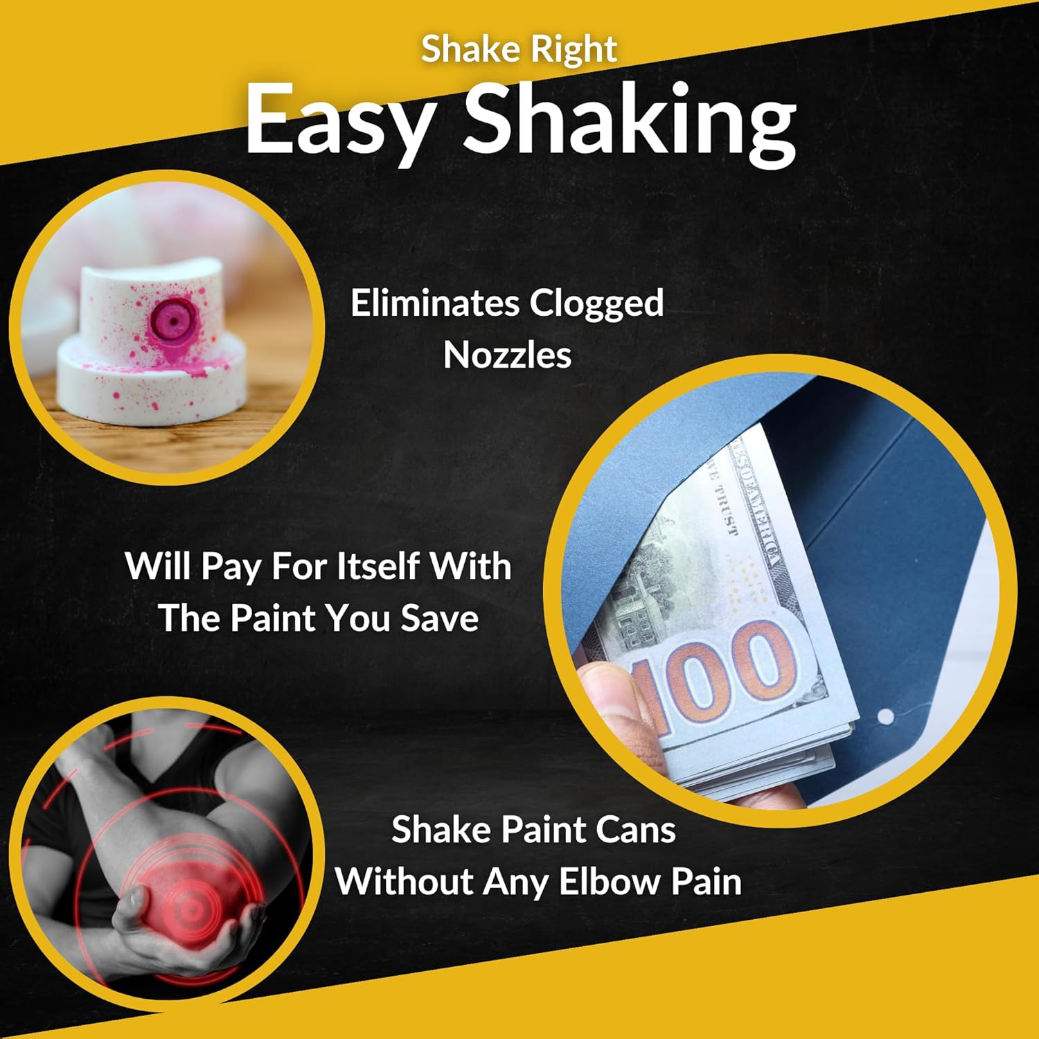 Spray Can Paint Shaker Mixer - Drill Powered Paint Shaker Electric Paint Shaker Miniature Spray Paint Shaker Paint Can Shaker Electric Spray Paint Can Mixer Rattle Can Shaker Electric Paint Shaker