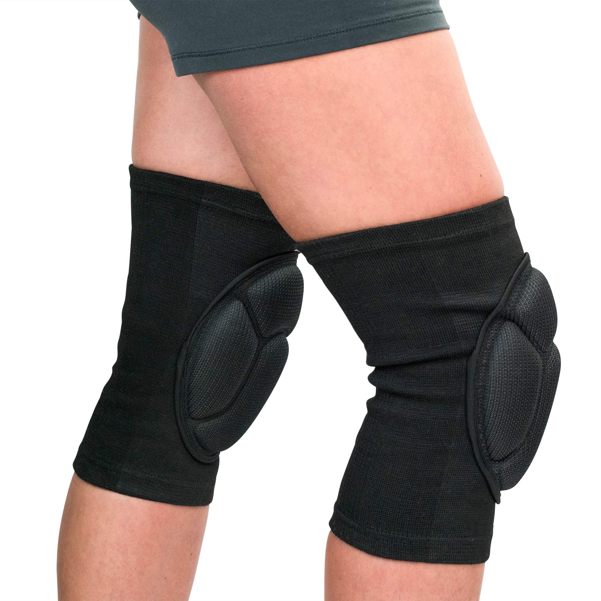 LAUTER SCHUTZ ® 3-strefowe ochraniacze na kolana – oddychające, rozciągliwe, miękkie – z 3-strefową wyściółką zapewniającą ochronę i swobodę ruchów [sporty halowe i na zewnątrz] do piłki ręcznej