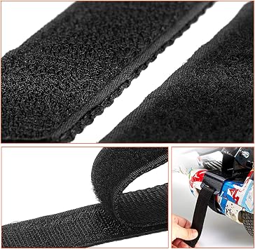 4 Pieces Adjustable Hoverboard Straps Hook and Loop Fastening Hoverboard Cable Hoverboard Replacement Straps for Kart Accessories Self Balance Scooter