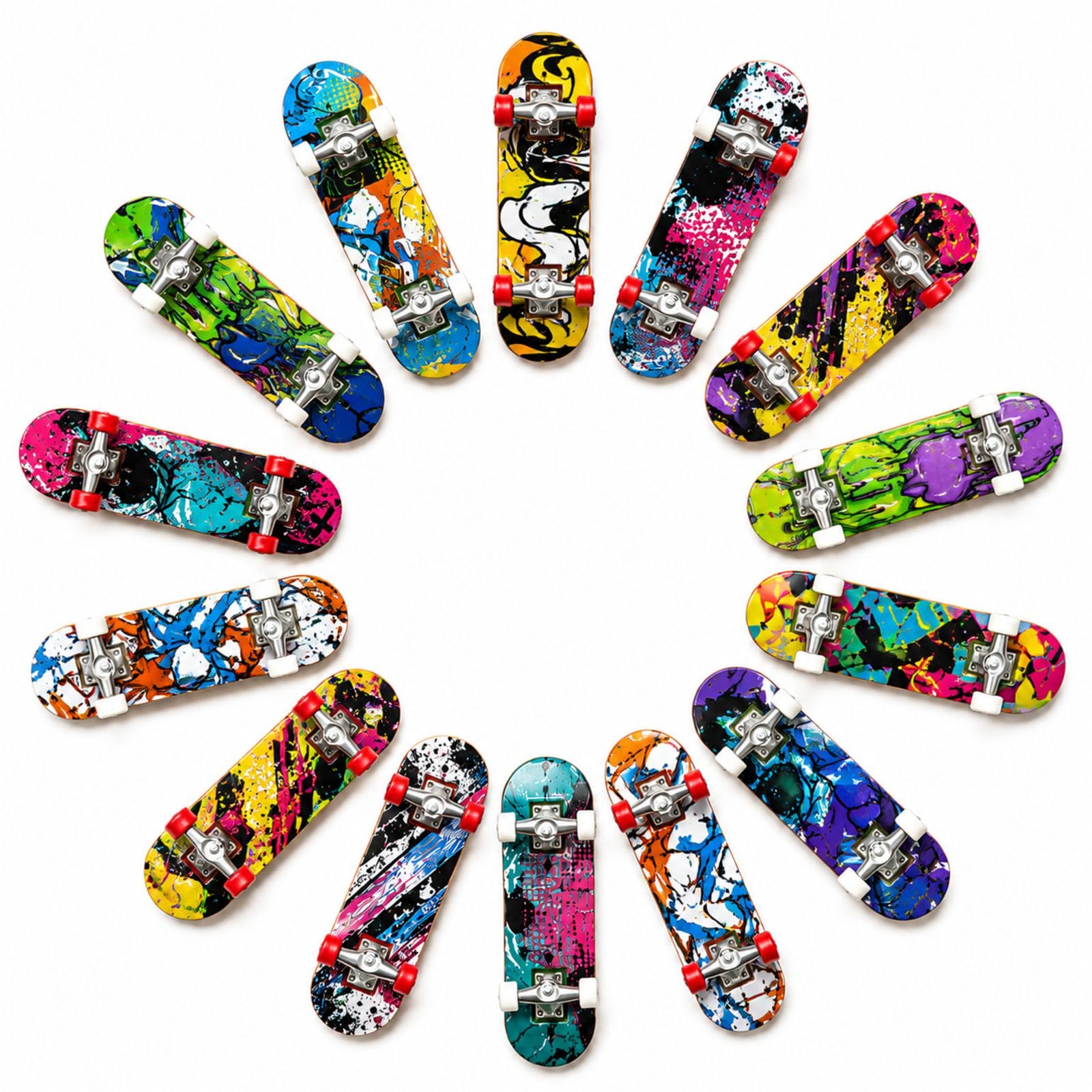 14PCS Finger Skateboards Mini Skateboard for Party Use