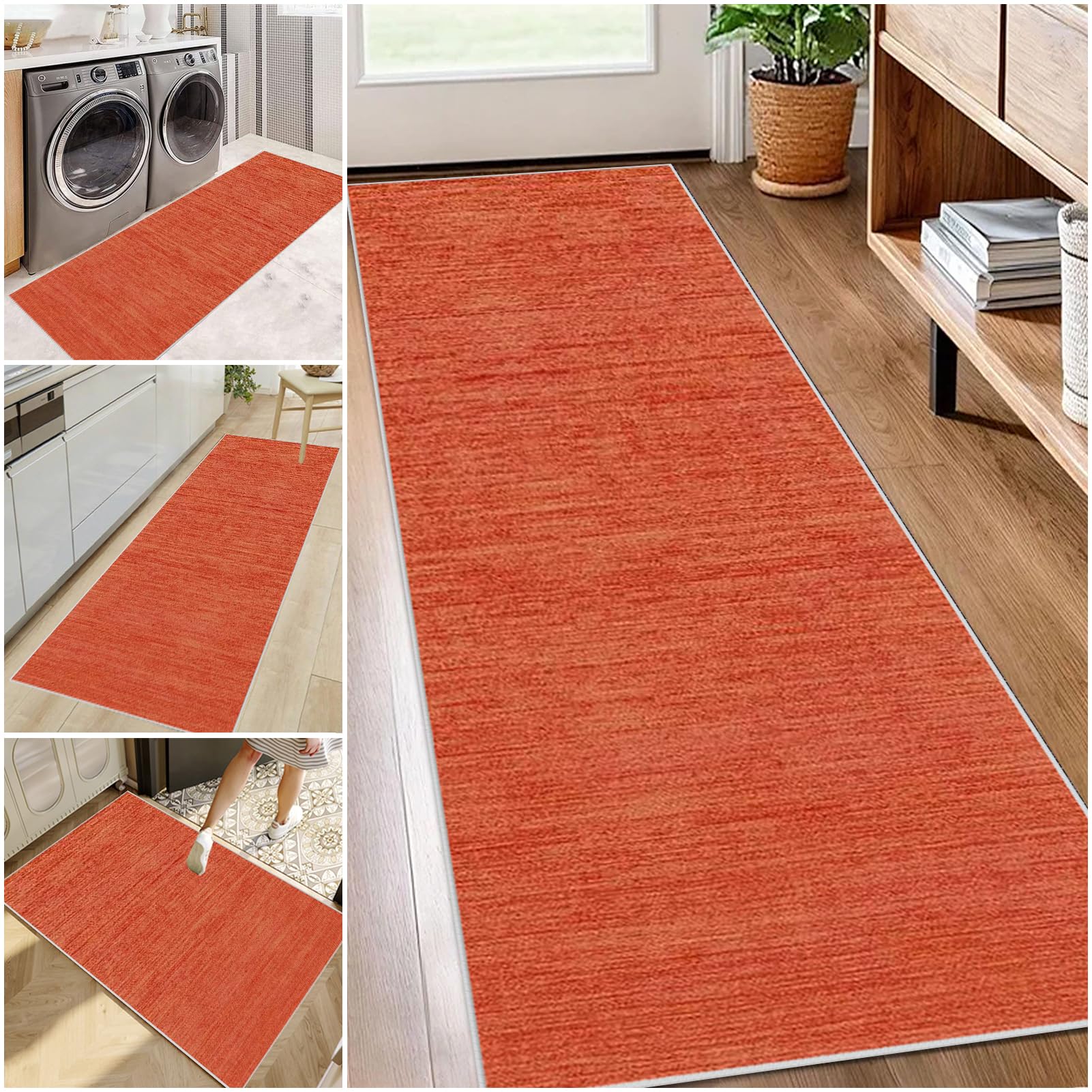 Lzrexnvofxg Color-089 Hallway Runner Rug 40 X 60 Cm Non Slip Long Carpet Runner For Kitchen Area Runner Rugs Washable Kitchen Runner Mat Narrow Rugs Low Pile Rugs Runner For Hallway, Entryway, Bedroom, Laundry Room
