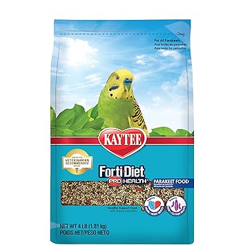 Kaytee Forti-Diet Pro Health Bird Food for Parakeets, 4 lb
