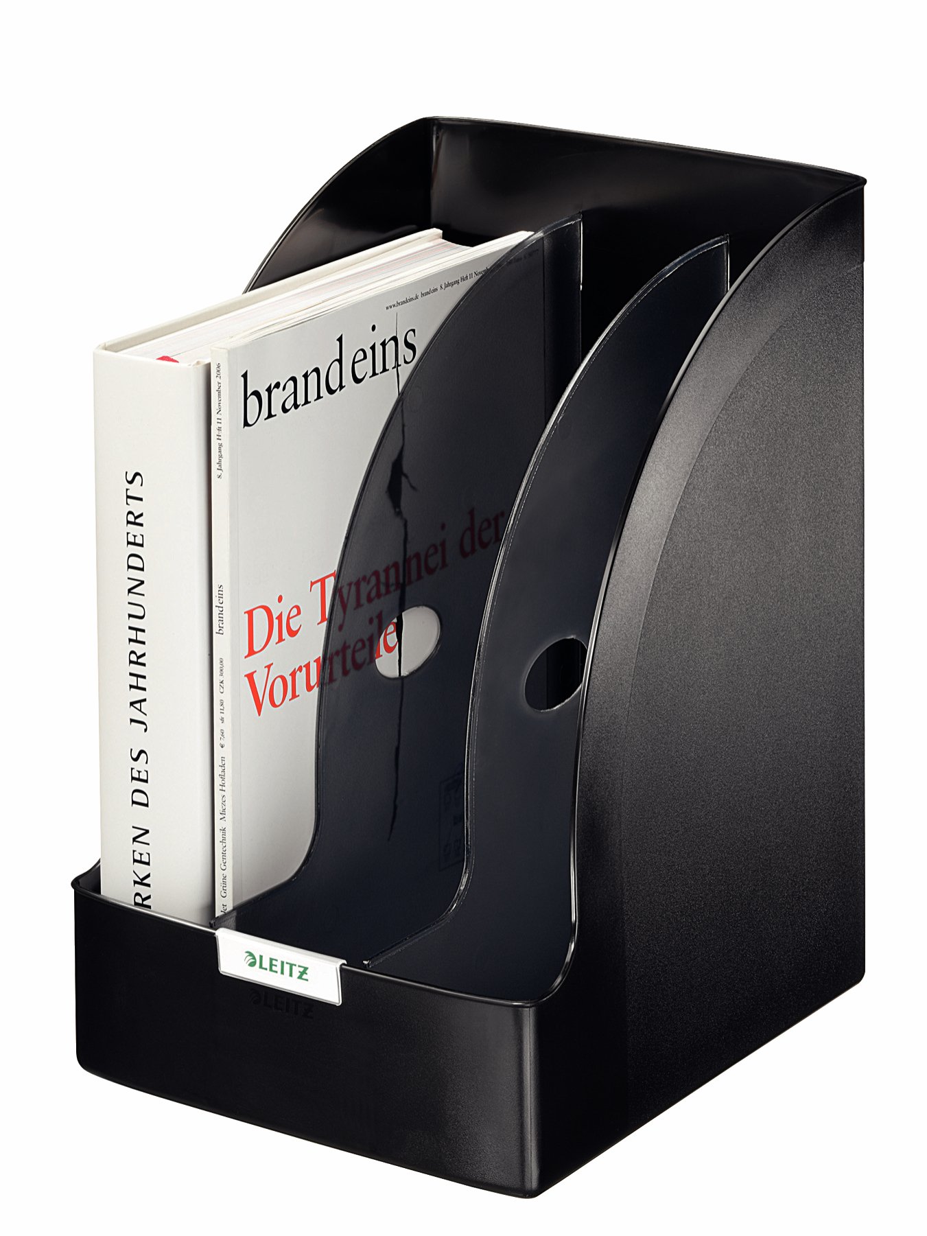Leitz, Dziurkacz Duży Metalowy Leitz WOW NeXXt, Dziurkuje do 30 Kartek (80 gsm), Ogranicznik Formatu, Niewymienne Ostrza, Pojemnik na Zawiasach, Kolor Niebieski (B004I2C4SC)