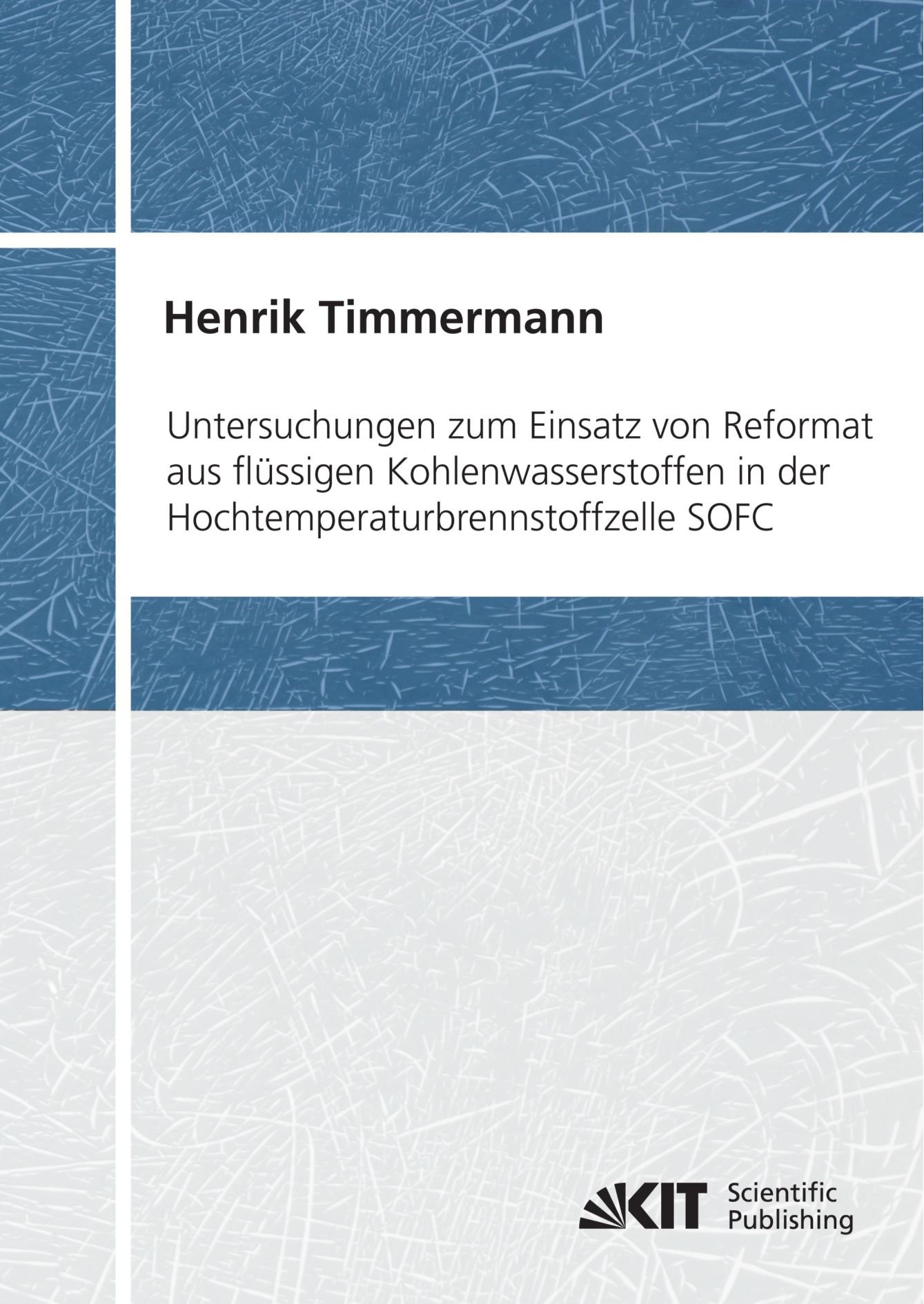 Untersuchungen zum Einsatz von Reformat aus flüssigen Kohlenwasserstoffen in der Hochtemperaturbrennstoffzelle SOFC: Dissertationsschrift (Schriften ... Elektrotechnik, Universität Karlsruhe (TH))