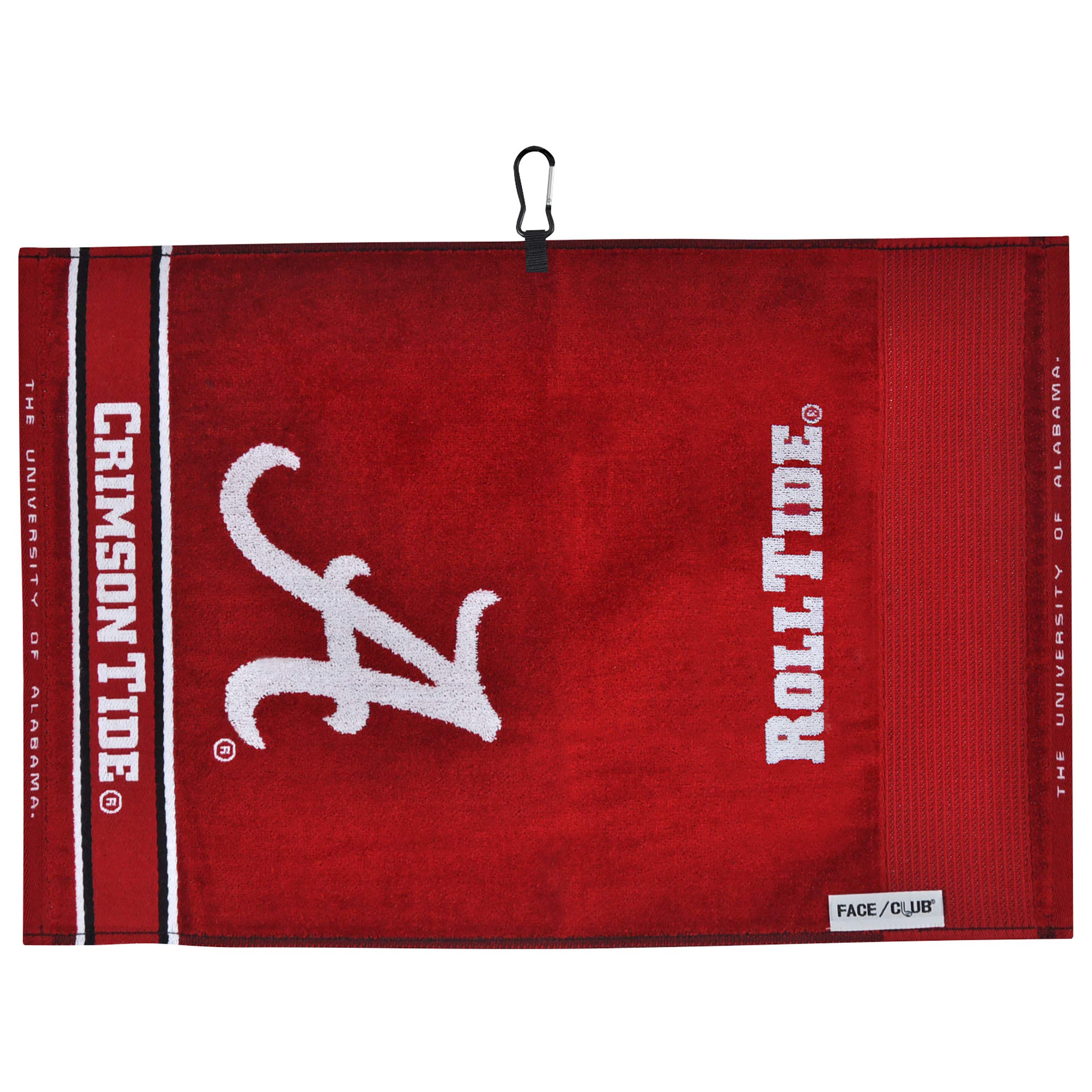 Team Effort Alabama Crimson Tide Face/Club Jacquard Towel