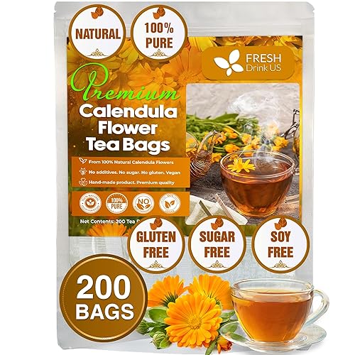 Miniatura 23 de FreshDrinkUS, 135 bolsas de té de cardo mariano premium, 100% natural y puro de semillas de cardo mariano. Té de hierbas con semillas de cardo