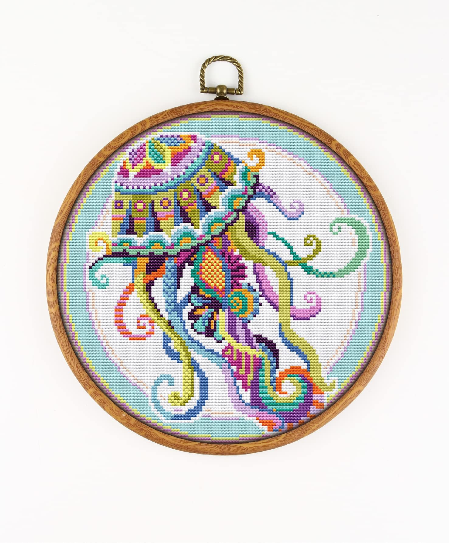 Mandala Jellyfish CS239-1 - Counted Cross Stitch Pattern. Only Printed Pattern Inside. No Fabric, Threads, Needles, Hoops.