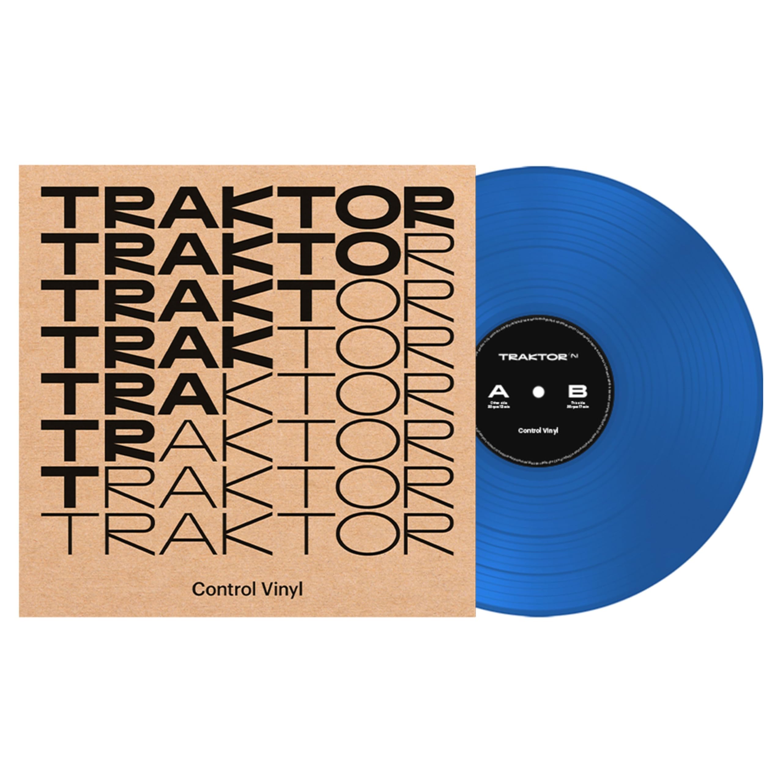 Native Instruments TRAKTOR Control Vinyl MK2 2024 Edition, blue - Accessorio per DJ