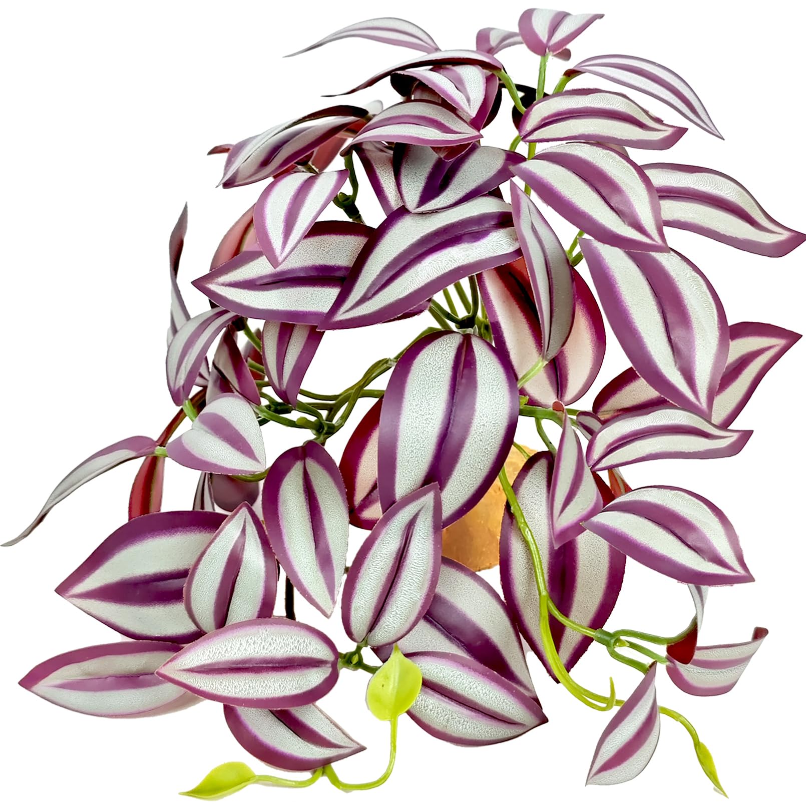 Woyrise Reptile Plants for Terrarium Decor, Ball Python Tank Accessories fit Bearded Dragon Crested Leopard Gecko Lizard Chameleon Snake Frog Tortoise