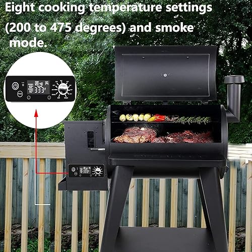 Miniatura 3 de Tablero de control para parrilla de pellets Pit Boss, para Pit Boss PB440D2PB1150G, etc. Parrilla, con pantalla WLCD tamaño de temperatura ajustable