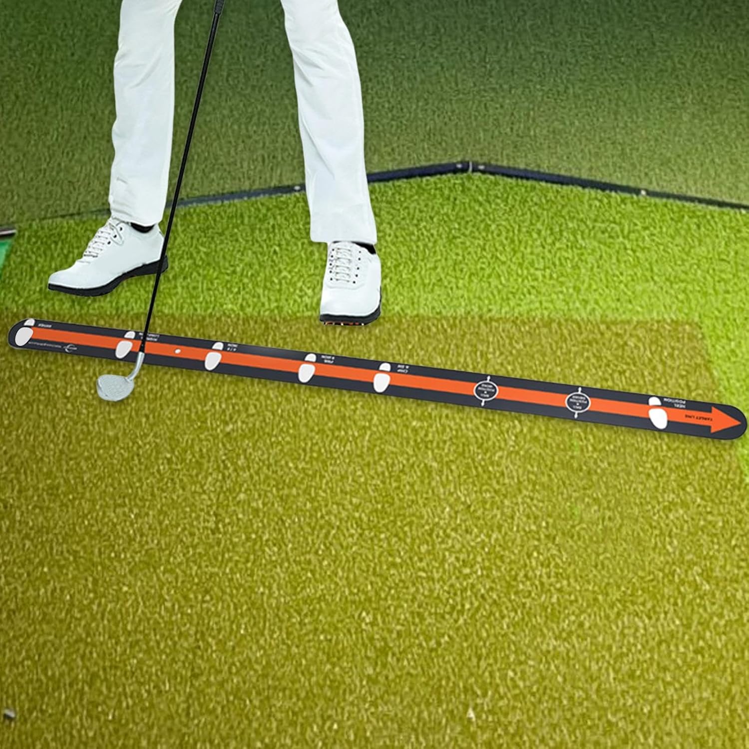 Golf Practice Putting Posture Correction Improve Balance Putter Straight Ruler Golf Training Aid for Games Golfer Enthusiasts