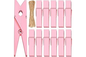 Adorable Mini Pink Clothespins for Versatile Use