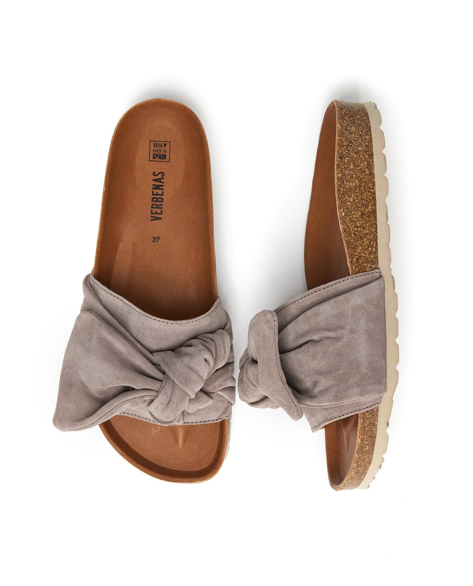 VERBENAS 3300470268 Roxy Velour - Damen Pantolette - Piedra