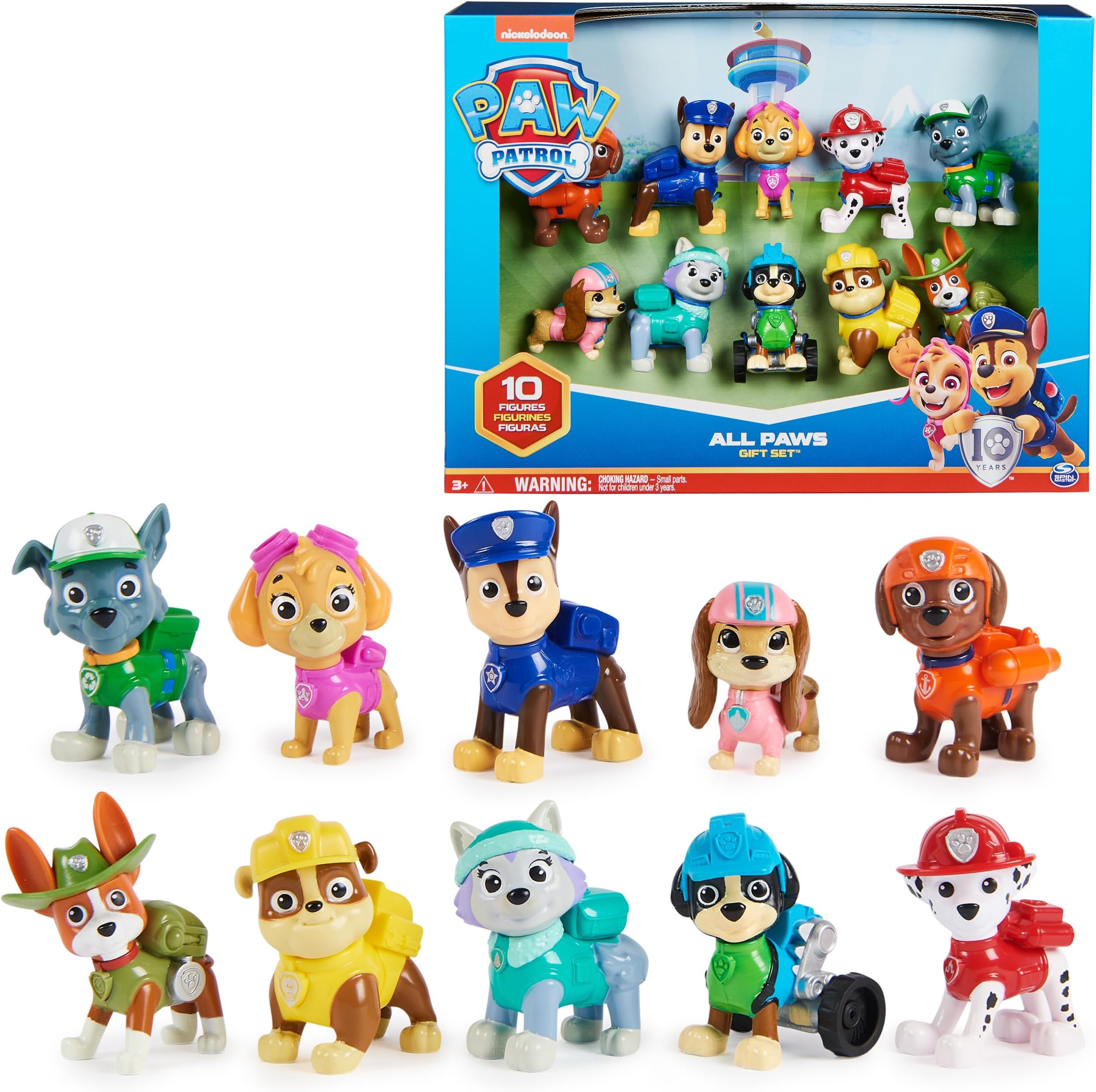 Paw Patrol Toy Figures Gift Pack | 7 Collectible Action Figures | Action Figure for Kids | Toys for Boys & Girls Ages 3+