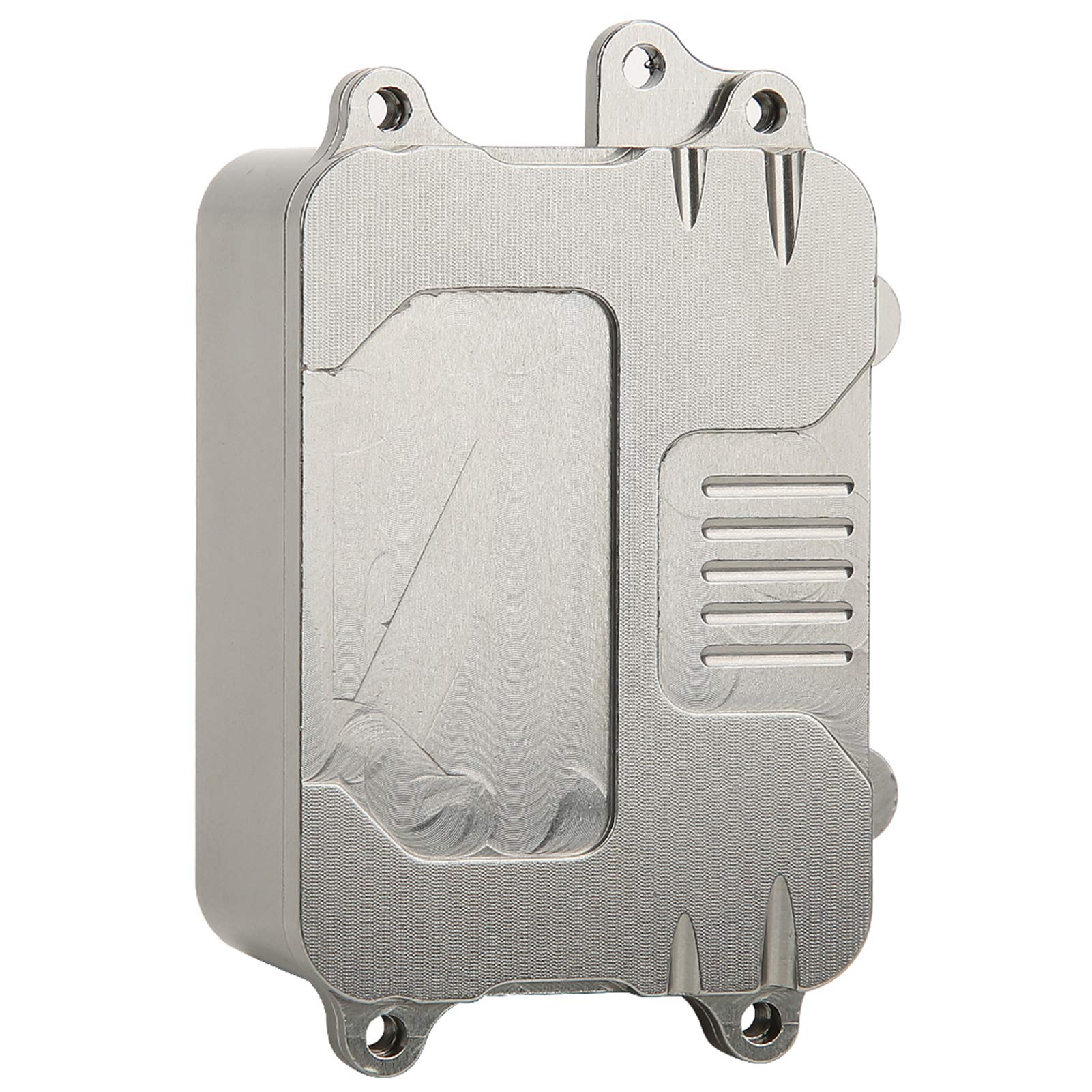 RC Receiver Box,RC Metal ESC Receiver Box Upgrade Parts for SCX10 1/10 RC Crawler Car