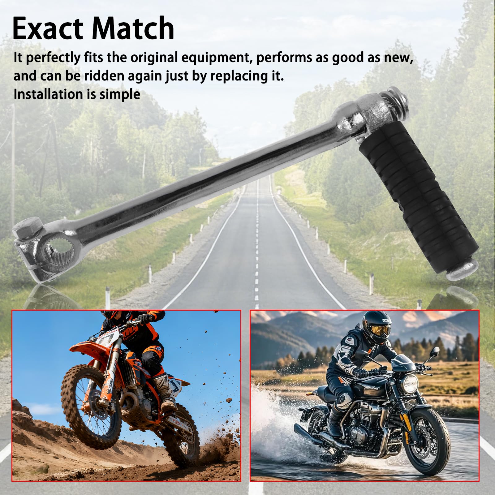 Amazon.com: FLYPIG 13mm Kick Start Shafts Starter Lever for SSR
