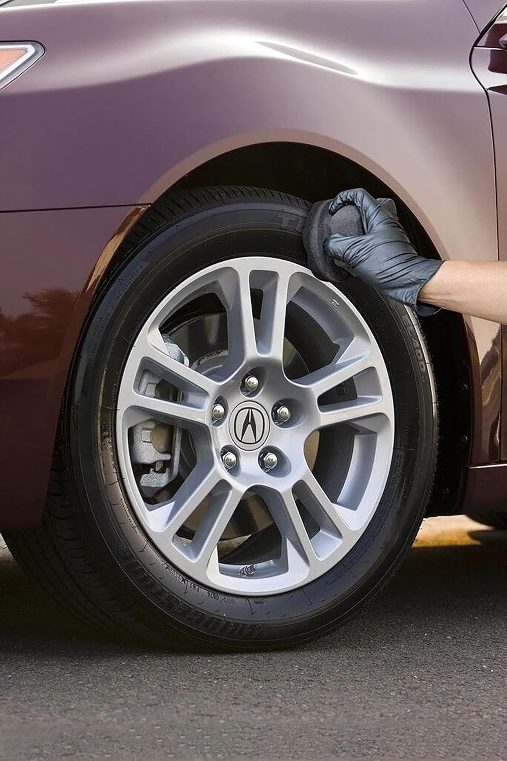 Yesland Tire Dressing Applicator, 4 Pack Tire Shine Applicator Dressing Pad - Hex Grip Design Car Cleaning Supplies - Durable & Reusable Tire Foam for Tire Detailing : Automotive