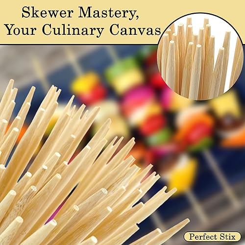 Miniatura 9 de Perfect Stix WRS55SP-200 - Palo de madera para brocheta de manzana, 5-12 x 316 pulgadas, semicujeta, 0.2 pulgadas de alto, 0.4 pulgadas de ancho,