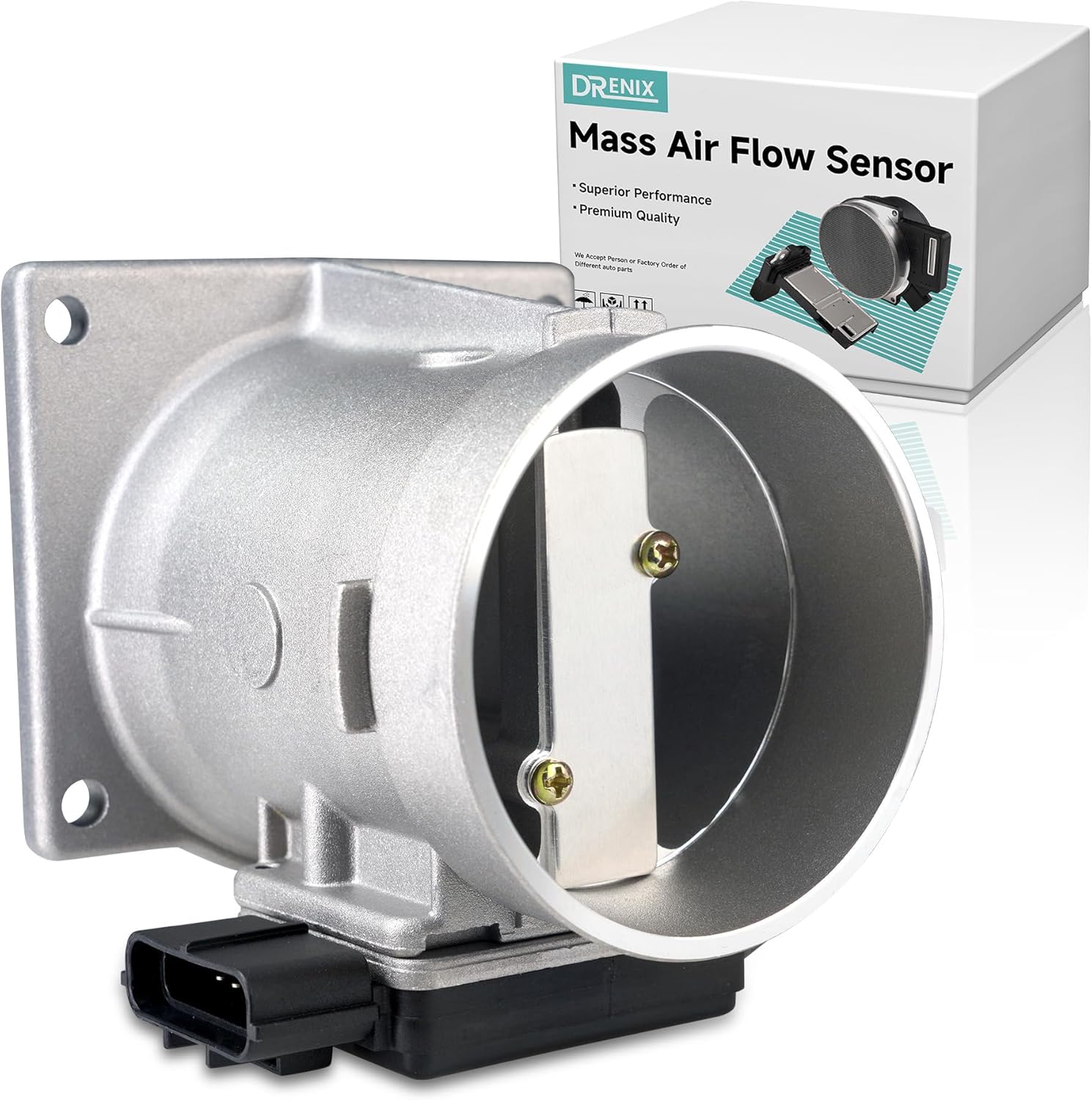 Mass Air Flow Sensor Meter Assembly Fits For-Ford Explorer Ranger Aerostar For-Mustang For-Mazda B4000 For-Mercury Mountaineer V6 3.8L 4.0L 5.0L 4Pins F57Z12B579DBRM MF0894 ZZM213210 AFH7011