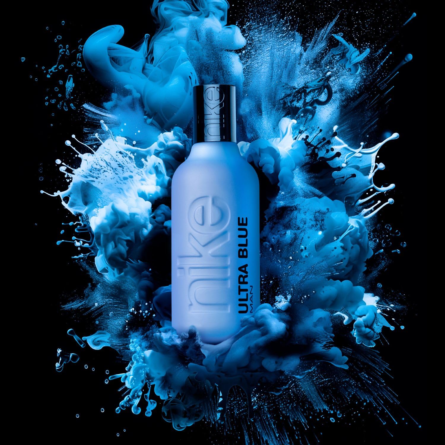 NIKE - Ultra Blue 200 ml, Eau de Cologne pour homme, Parfum en vaporisateur, Eau de Toilette naturelle et masculine, Parfum floral oriental, Fraîche, intense et longue tenue