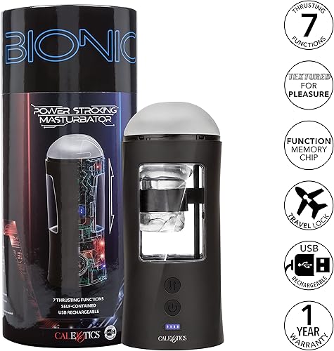 Miniatura 3 de CalExotics Masturbador masculino Bionic Power Stroking - SE-0851-05-3