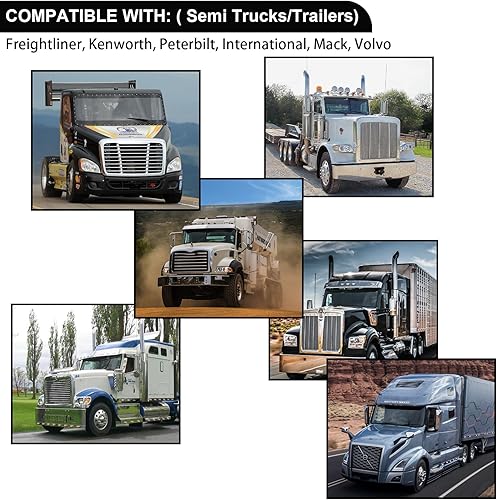 Miniatura 7 de TAIROD Par de soportes de suspensión angulares para semircamión, 30 pulgadas de longitud y 1-18 pulgadas de distancia entre pernos, perchas