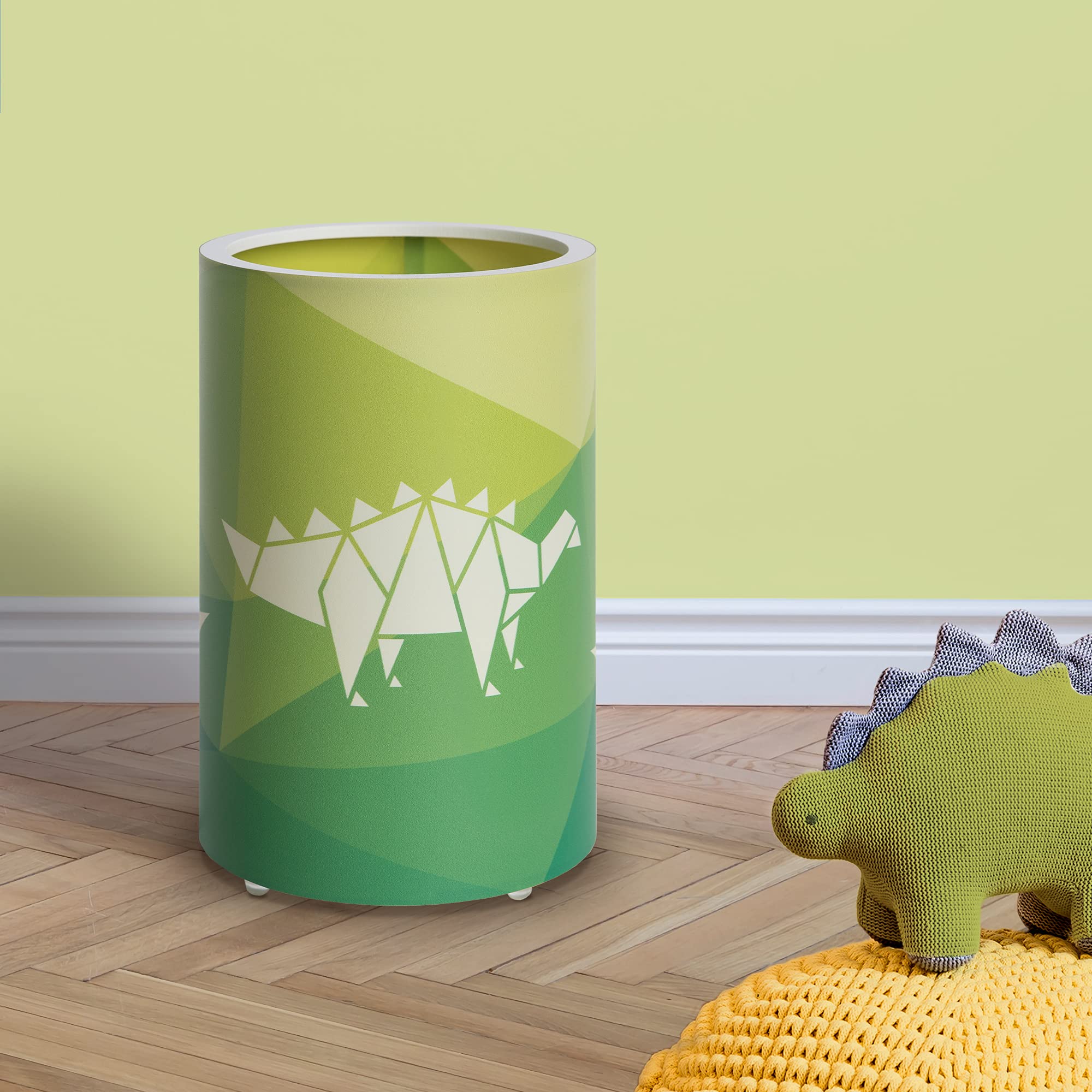 Elobra Lámpara de habitación infantil para niños, dinosaurio, dinopoly, lámpara de mesa LED, lámpara de mesita de noche, lámpara de escritorio, luz de ambiente para habitación infantil y habitación de