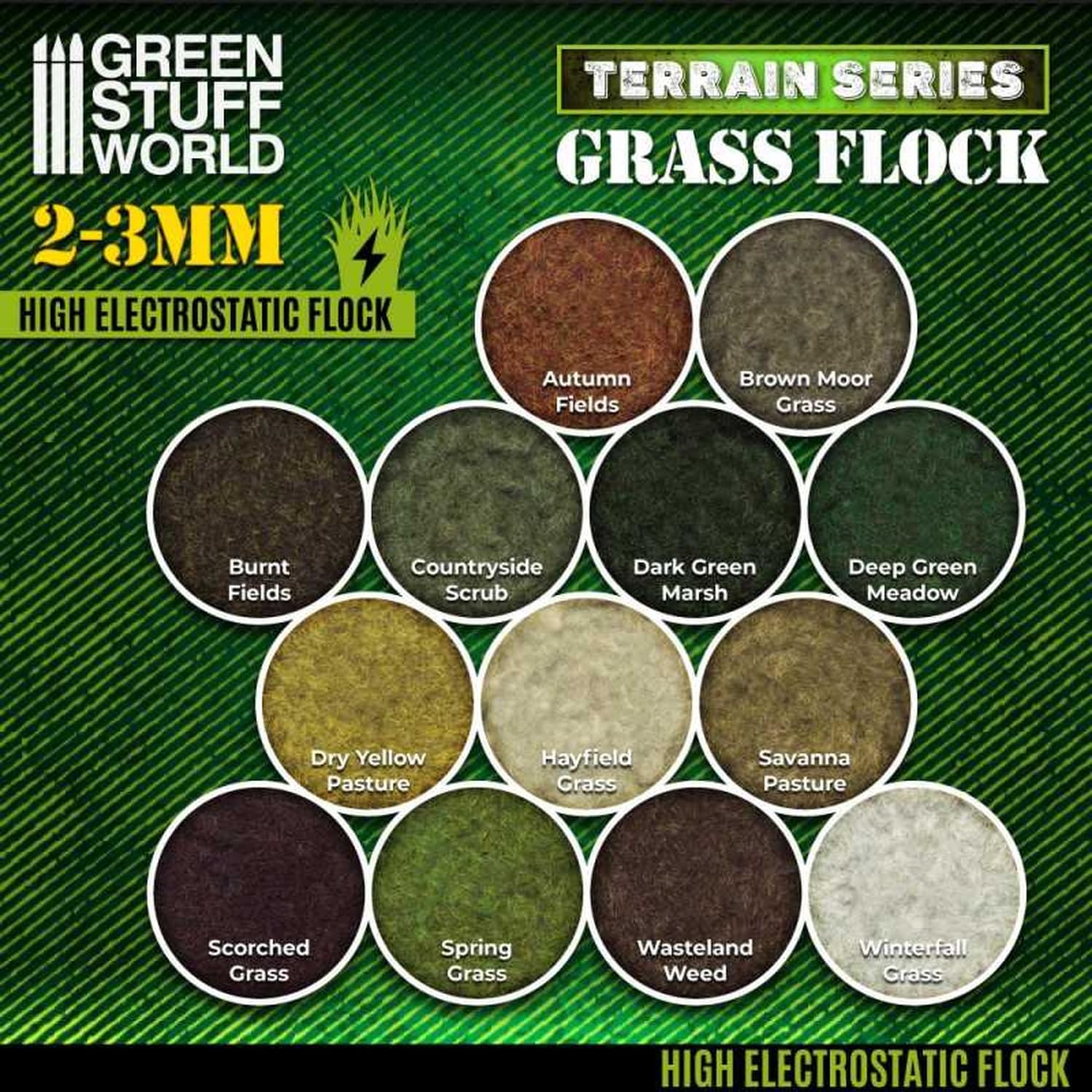 Wasteland Weed Static Grass 2-3mm - 200ml by Green Stuff World