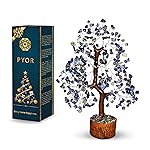 PYOR Lapis Lazuli, Crystal Tree, Stones and Crystals, Reiki Gifts, Positive Energy Crystals, Blue Office Decor, House Warming Gifts, Lapis Lazuli Crystal Stone Tree, Feng Shui, Office Desk Decor
