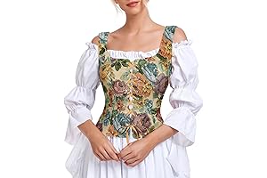 Plus Size Floral Renaissance Costume Corset