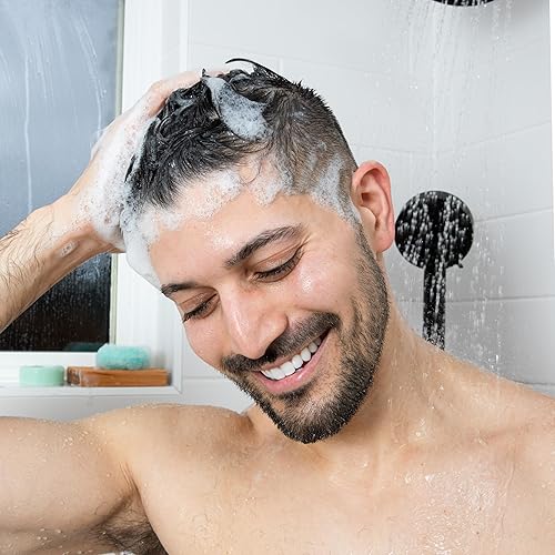 Miniatura 6 de Barra de champú natural en barra de champú calmante para el cuero cabelludo de romero y lavanda  pH equilibrado, seguro para el color, sin SLS, sin