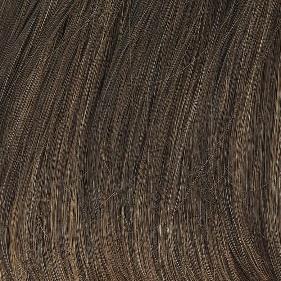 GABOR Curves Ahead Chin-Length Layered Wig by Hairuwear, Average Size CapGL8-10 Dark Chestnut
