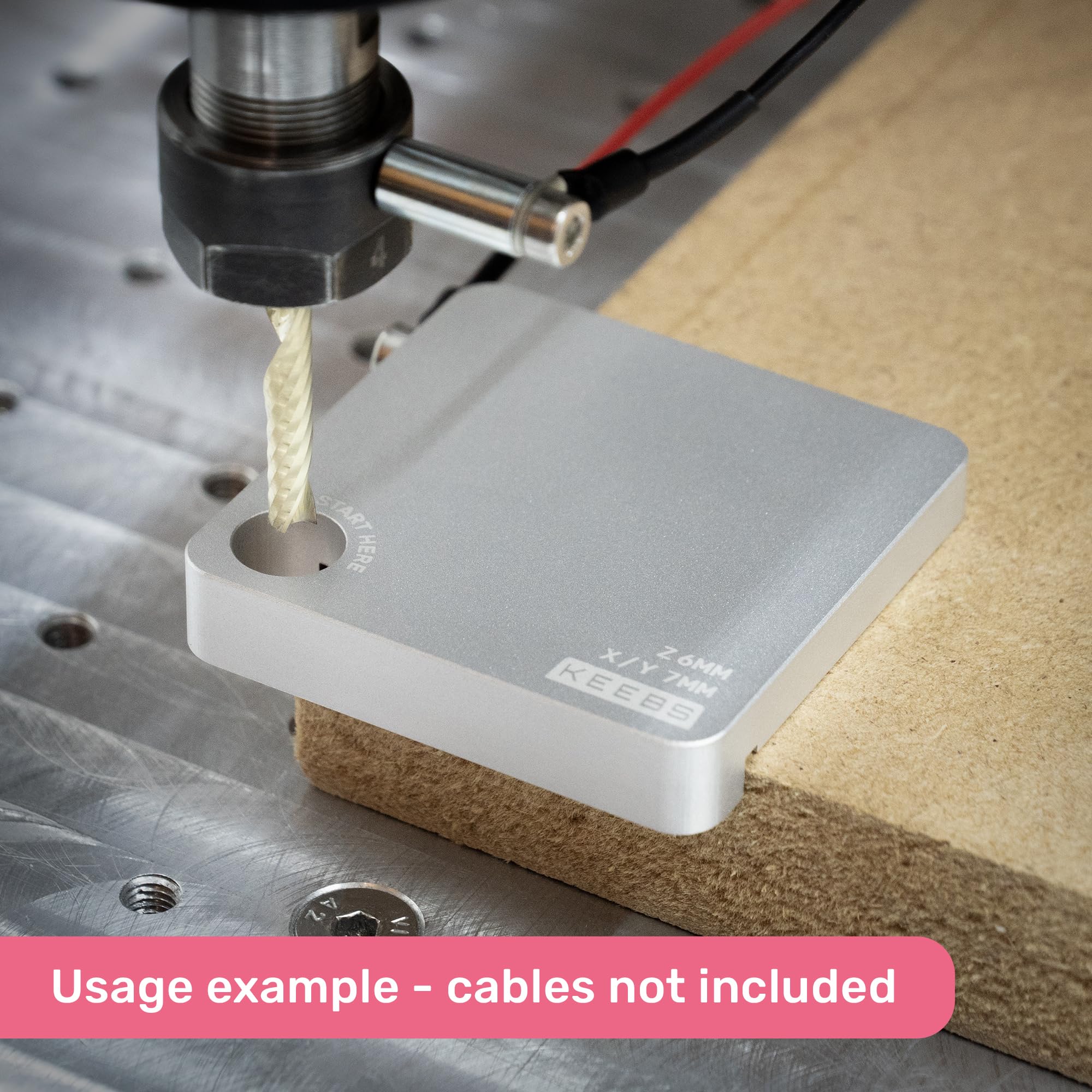 Plaque de sonde tactile pour fraiseuse CNC Precision Edge/Corner Finder X Y Z Tool Offset Setter Compatible GRBL/MACH 3