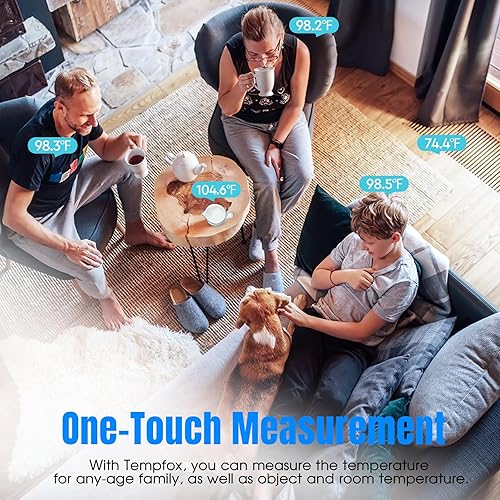 Miniatura 7 de Termómetro basal para adultos y niños, rápido y preciso con alerta de fiebre, función de silencio, apto para FSAHSA, esencial para bebés y adultos,