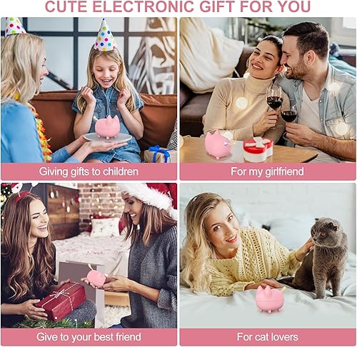 Miniatura 7 de Lindo altavoz Bluetooth, mini altavoces inalámbricos portátiles con sonido estéreo fuerte, micrófono integrado, emparejamiento doble, tiempo de