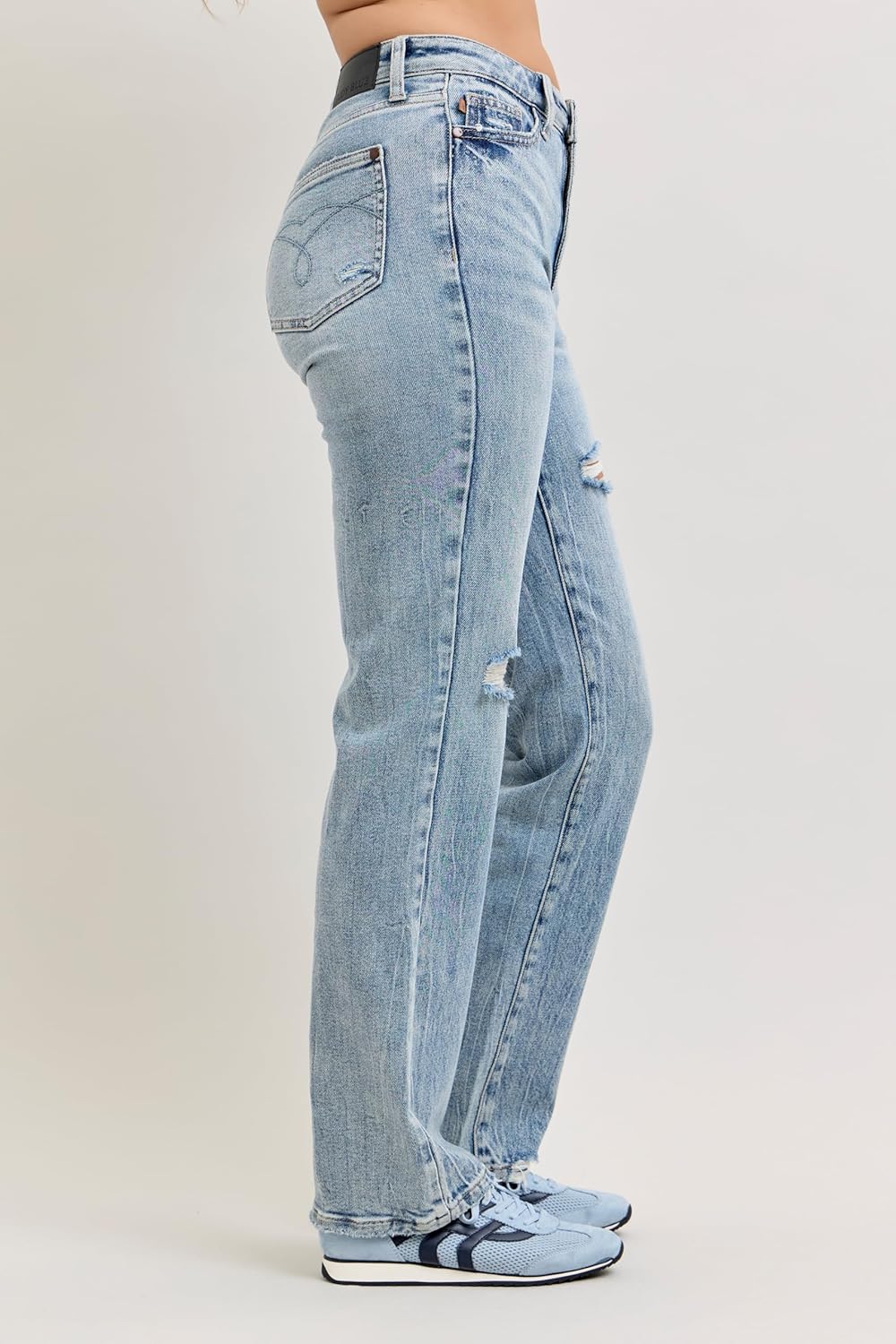 Judy Blue Womens Jeans - High Waisted Rigid Magic Slim Straight