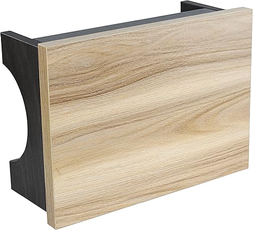 Miniatura 3 de Taburete de madera maciza para niños y adultos, capacidad de 1000 libras, taburete resistente con asas y almohadillas antideslizantes de seguridad