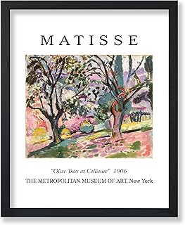 Poster Master Vintage Henri Matisse Poster - Retro Olive Trees at Collioure Print - Fauvism Art - Gift for Men & Women - Landscape Decor for Office, Living Room or Bedroom - 8x10 UNFRAMED Wall Art