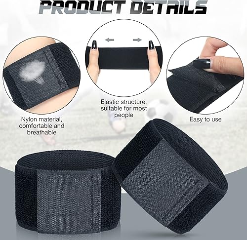Miniatura 3 de 12 correas ajustables para espinilleras de fútbol, correas fijas antideslizantes, ligeras, para jóvenes, patadas, leggings, pelotas de fútbol,