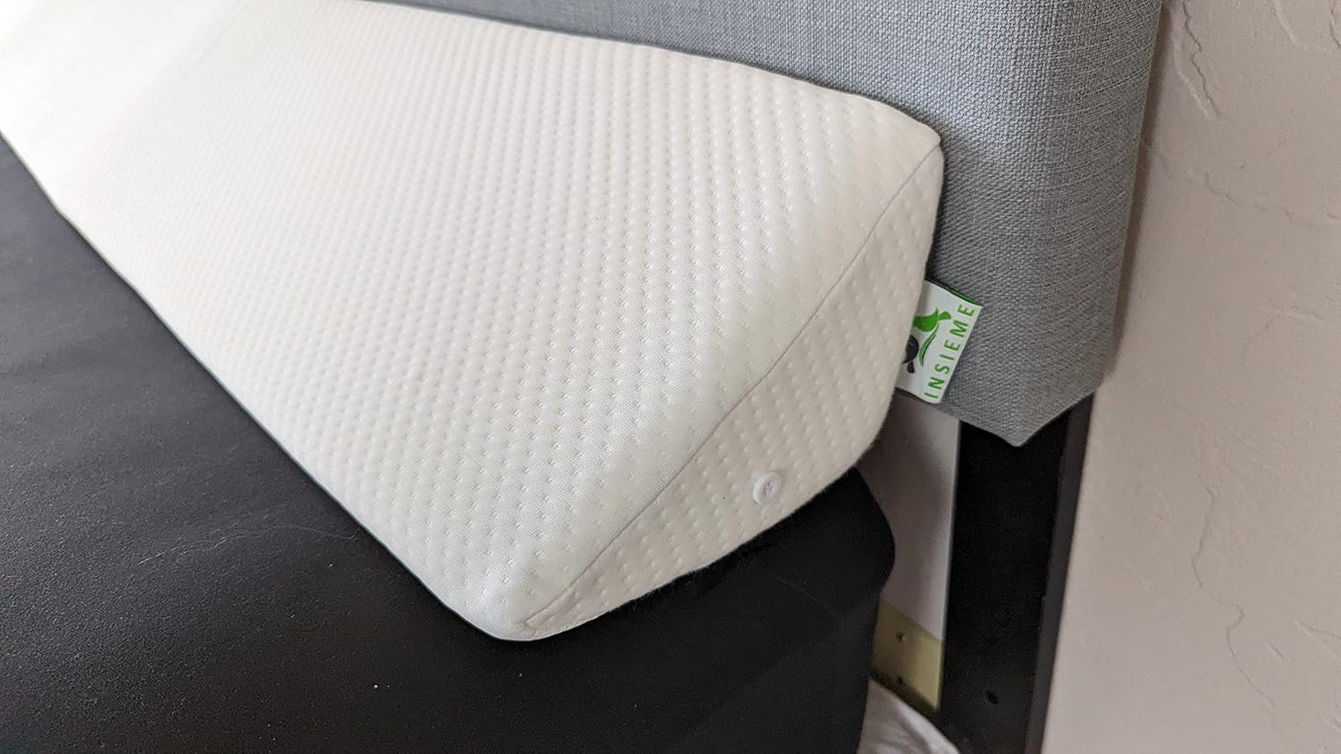 Buy Insieme Queen Size Headboard Wedge Pillow, MultiUse Bed Gap Filler