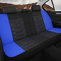 Vista 38 de CAROMOP Breathable Car Seat Cover 2 Front Seats, 3D Air Mesh Cloth Seat Covers for Cars, Universal Fit Automotive Car Interior Covers for SUV Vans