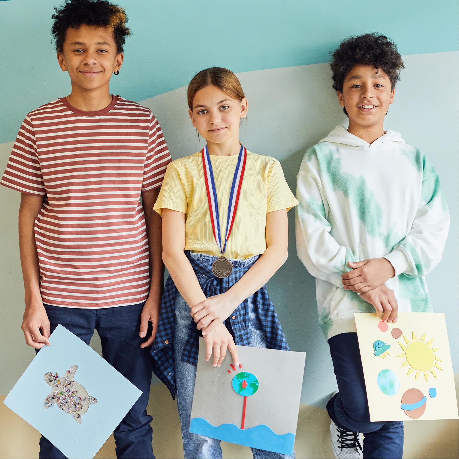 Abaodam 24 Piezas Medallas de Metal para Competición y Fiestas, Superficie Lisa sin Rebabas, Accesorio de Premio Adecuado para Estudiantes y Eventos Deportivos